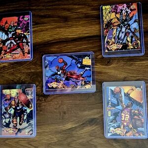 1992-93 Upper Deck - FaniMation SET!! Michael Jordan, Bird, Malone, Mutumbo